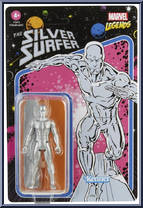 Silver Surfer from Marvel Legends - Retro - Basic Series manufactured by Hasbro [Front]