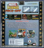 Captain America vs Baron Strucker from Marvel Legends - Face Off Sets - Series 1 manufactured by Toy Biz [Back]