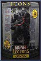 Venom from Marvel Legends - Icons - Series 2 manufactured by Toy Biz [Front]