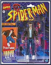 Peter Parker from Marvel Legends - Vintage - Spider-Man manufactured by Hasbro [Front]