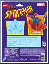 Scarlet Spider from Marvel Legends - Vintage - Spider-Man manufactured by Hasbro [Back]