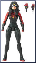 Spider-Woman (Jessica Drew) from Marvel Legends - Vintage - Spider-Man manufactured by Hasbro [Loose]