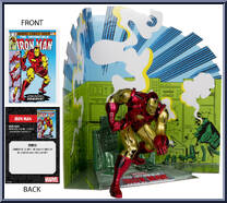 Iron Man (Invincible Iron Man #126) from Marvel - Posed Figures manufactured by McFarlane [Loose]