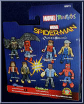 Battle-Damaged Spider-Man / Tinkerer from Marvel Minimates - Wave 73 - Spider-Man Homecoming manufactured by Diamond Select [Back]