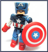 Captain America / Nick Fury from Marvel Minimates - Wave 12 - New Avengers manufactured by Diamond Select [Loose]