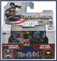 Classic Captain America / Winter Soldier from Marvel Minimates - Wave 55 - Captain America: The Winter Soldier manufactured by Diamond Select [Front]