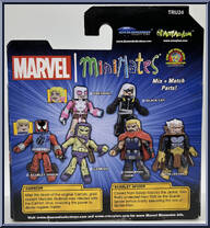 Carrion / Scarlet Spider from Marvel Minimates - Toys R Us 2-Packs - Wave 24 manufactured by Diamond Select [Back]