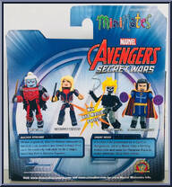Doctor Strange / Ghost Rider from Marvel Minimates - Walgreens - Wave 10 manufactured by Diamond Select [Back]