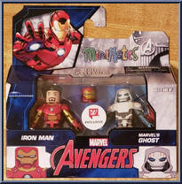 Iron Man / Marvel's Ghost from Marvel Minimates - Walgreens - Wave 12 manufactured by Diamond Select [Front]