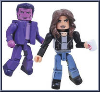 Jessica Jones / Purple Man from Marvel Minimates - Wave 75 - Defenders manufactured by Diamond Select [Loose]