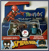 Spider-Girl / Doctor Octopus from Marvel Minimates - Walgreens - Wave 11 manufactured by Diamond Select [Front]