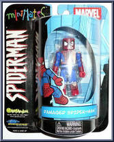 Battle Damaged Spider-Man from Marvel Minimates - ShopKo Single Packs manufactured by Diamond Select [Front]
