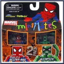 Spider-Man (House of M) / Scorpion from Marvel Minimates - Wave 30 manufactured by Diamond Select [Front]