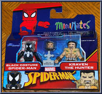 Black Costume Spider-Man / Kraven Action Figure