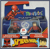 Superior Spider-Man / Peter Parker from Marvel Minimates - Walgreens - Wave 11 manufactured by Diamond Select [Front]