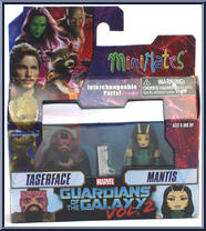 Taserface / Mantis from Marvel Minimates - Wave 71 - Guardians of the Galaxy Vol 2 manufactured by Diamond Select [Front]