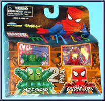 Vault Guard / Spider-Girl from Marvel Minimates - Wave 30 manufactured by Diamond Select [Front]