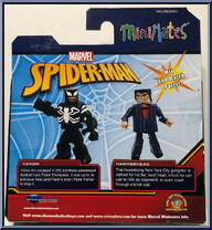 Venom / Hammerhead from Marvel Minimates - Walgreens - Wave 10 manufactured by Diamond Select [Back]