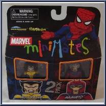 Wolverine / Magneto from Marvel Minimates - Toys R Us 2-Packs - Wave  2 manufactured by Diamond Select [Front]