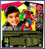 Captain America from Marvel - Mix Mashers - Avengers manufactured by Hasbro [Back]
