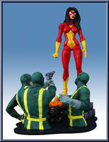 Spider-Woman (Hydra Costume) from Marvel Select - Basic Series manufactured by Diamond Select [Loose]