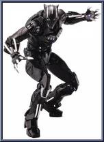 Black Panther from Marvel - Fighting Armor manufactured by Sentinel [Loose]