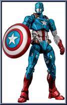 Captain America from Marvel - Fighting Armor manufactured by Sentinel [Loose]
