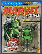 Dr. Doom (Rotating Power Driven Weapons) [Reissue] from Marvel - Super Heroes - Series 4 manufactured by Toy Biz [Front]