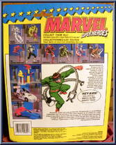 Dr. Octopus (Suction Cup & Grasping Tentacles) from Marvel - Super Heroes - Series 1 manufactured by Toy Biz [Back]