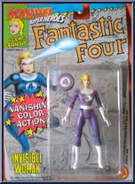 Invisible Woman (Vanishing Color) from Marvel - Super Heroes - Series 3 manufactured by Toy Biz [Front]