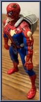 Spider-Man (Battle Ravaged) from Marvel - Super Heroes - Series 7 manufactured by Toy Biz [Loose]
