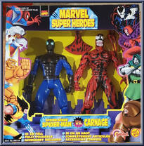 Spider-Man (Spider-Sense) / Carnage from Marvel - Super Heroes - 10" 2-Packs manufactured by Toy Biz [Front]