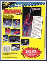 Spider-Man (Web Climbing) from Marvel - Super Heroes - Series 2 manufactured by Toy Biz [Back]