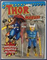 Thor (Smashing Hammer Action) from Marvel - Super Heroes - Series 2 manufactured by Toy Biz [Front]