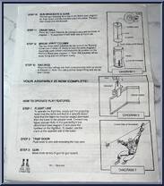 Training Center from Marvel - Super Heroes - Accessories manufactured by Toy Biz [Instructions]