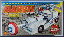 Captain America Turbo Coupe from Marvel - Super Heroes - Vehicles manufactured by Toy Biz [Front]