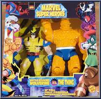 Wolverine (Battle Ravaged) / The Thing Action Figure