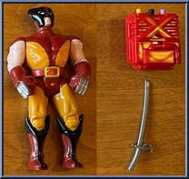 Wolverine from Marvel - Super Heroes - Electronic "Talks" manufactured by Toy Biz [Loose]