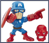 Captain America from Marvel Super Hero Mashers - Micro manufactured by Hasbro [Loose]