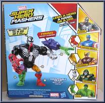 Venom from Marvel Super Hero Mashers - Deluxe manufactured by Hasbro [Back]