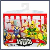 Iceman & Pyro from Marvel Super Hero Squad - Series  6 manufactured by Hasbro [Front]