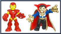 Iron Man & Doctor Strange from Marvel Super Hero Squad - Series 20 manufactured by Hasbro [Loose]