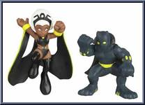 Storm & Black Panther from Marvel Super Hero Squad - Series  5 manufactured by Hasbro [Loose]