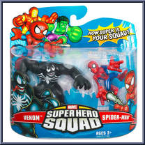 Venom & Spider-Man from Marvel Super Hero Squad - Series  8 manufactured by Hasbro [Front]