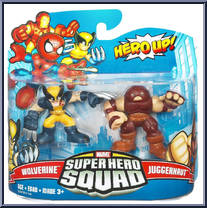Wolverine & Juggernaut from Marvel Super Hero Squad - Series 21 manufactured by Hasbro [Front]