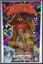 Cyber Spider-Man from Marvel Universe - Metal Warriors manufactured by Toy Biz [Front]