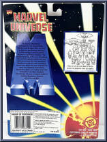 Iron Man (Arctic Armor) from Marvel Universe - 5" Scale - Series 11 manufactured by Toy Biz [Back]