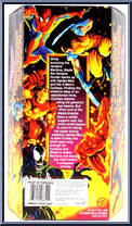 Spider-Man (Symbiote) from Marvel Universe - 10" Scale - Series  5 manufactured by Toy Biz [Back]