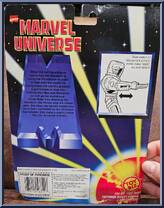 Wolverine (Space Armor) from Marvel Universe - 5" Scale - Series  9 manufactured by Toy Biz [Back]