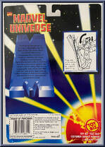 Wolverine (Battle Ravaged) from Marvel Universe - 5" Scale - Series 12 manufactured by Toy Biz [Back]
